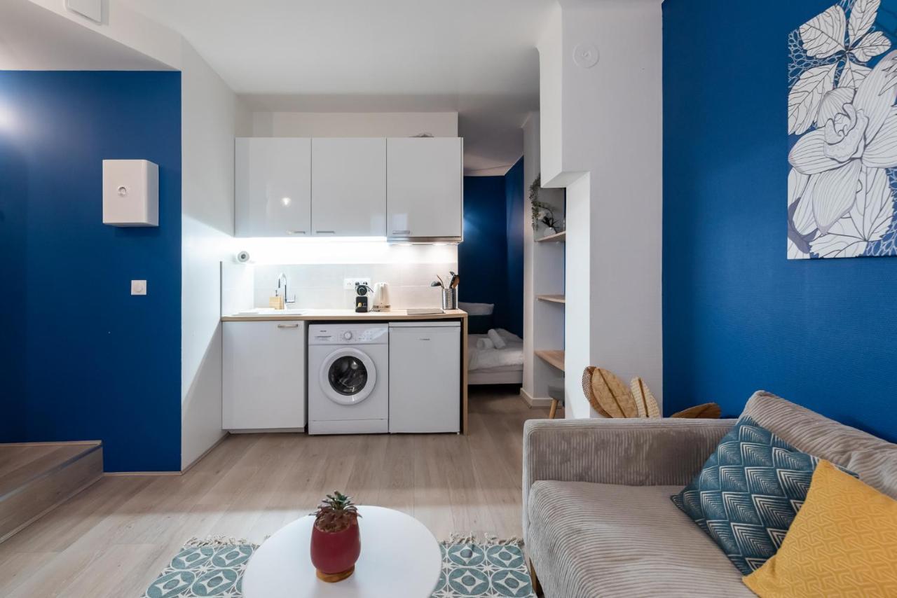 Studio Blue Confort , Proche Gare Part Dieu Daire Villeurbanne Dış mekan fotoğraf